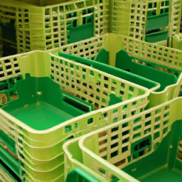 large plastic plant trays