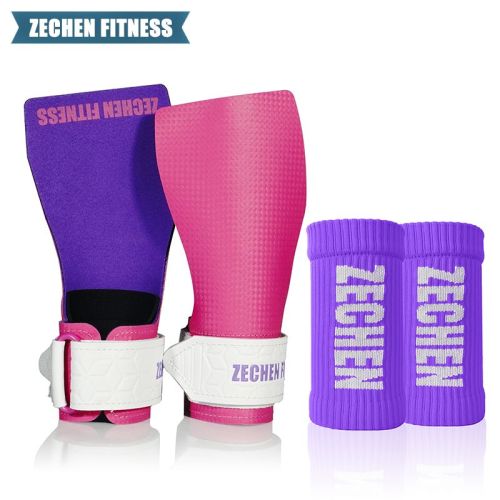 Non slip workout hand grips Crossfit pull up grips
